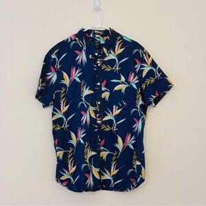 J.Crew Men's Tropical Print Shirt - XL Slim